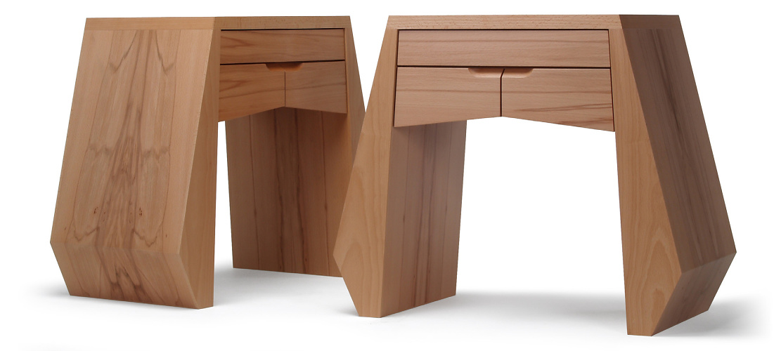Skram Bc Bedroom 3 Drawer Side Tables