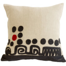 Charlene Mullen Red Spot And Twelve Cushion