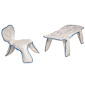 Chris Kabel Seam Chair And Bench