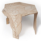 Front Burnt Doodle Table