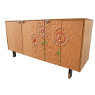 James Sanderson and Michael Iannone Green Mod Cork Credenza