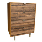 James Sanderson and Michael Iannone Green Mod: Wood Stripe Tall Dresser