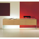 Lodovico Acerbis and Gabriele Buratti Steel Sideboard