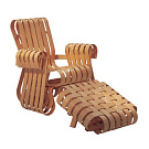 Frank Gehry Power Play Chair and Ottoman