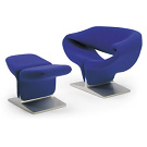 Pierre Paulin Ribbon Chair & Ottoman
