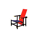 Gerrit T. Rietveld Red And Blue Chair