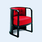 Josef Hoffmann Kunstschau Armchair