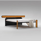 Luigi Caccia Dominioni L15 Bicolore Bed